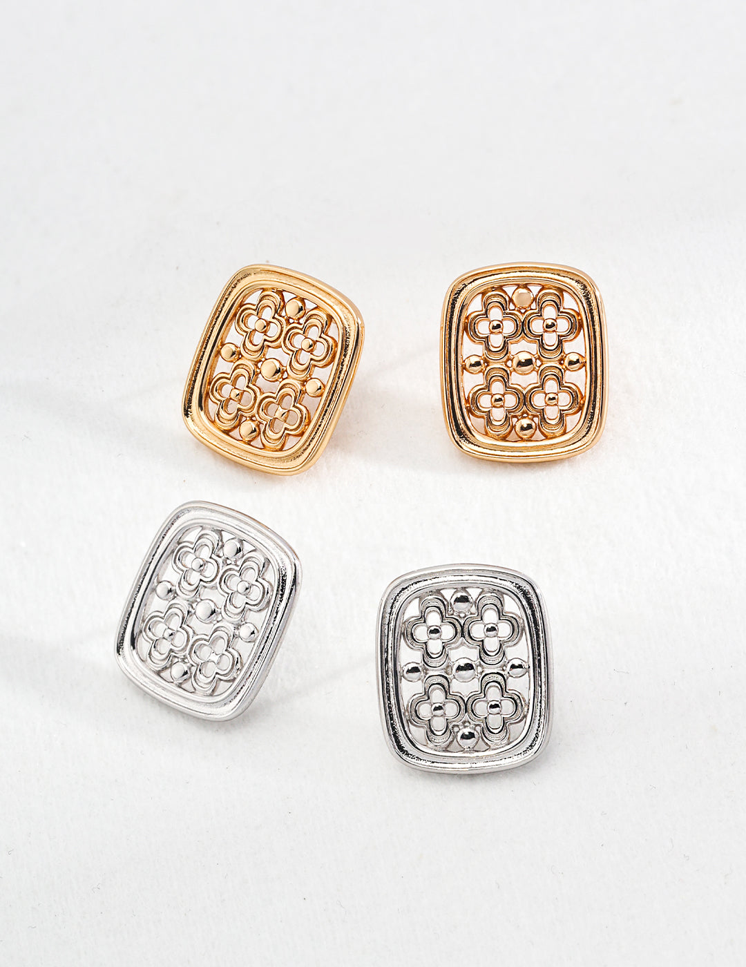 925 STERLING SILVER VINTAGE EARRING